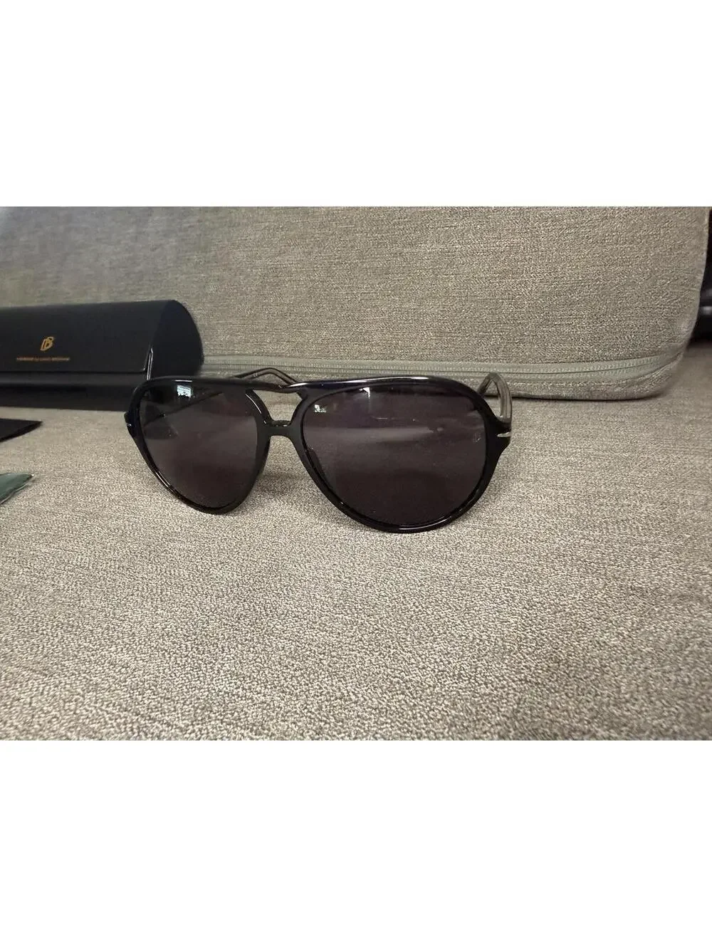 David Beckham Polarized Sunglasses Db1091/S Black
